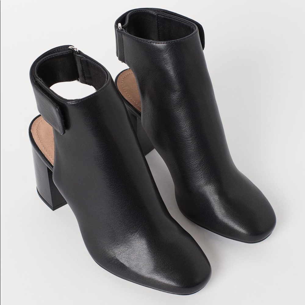Open heeled boots h&m